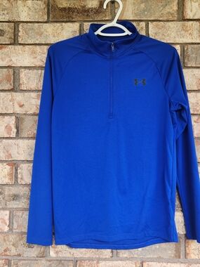 Under Armour XS Men's Blue Quarter-Zip Performance Pullover